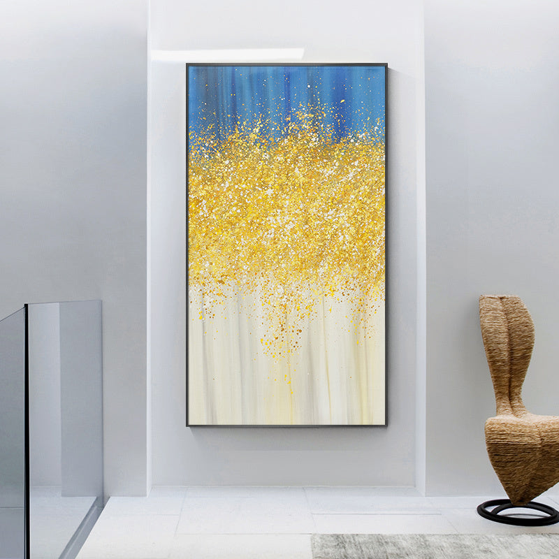 Nordic American Abstract Painting hand-painted Decorative Painting Modern Scandinavian Living Room Entrance Hallway Light LuxuryNordic American Abstract Painting hand-painted Decorative Painting Modern Scandinavian Living Room Entra27inx54in,No Frame