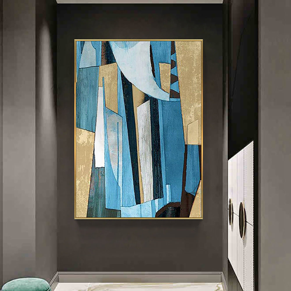 Modern Abstract Art Paintings Hand Painted Oil Painting On Canvas Wall Art Pictures For Home Living Room,31inx47in,No Frame