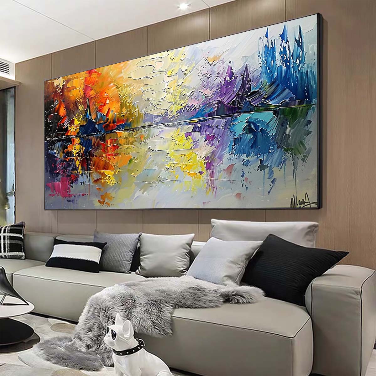 Original creation Landscape Hand painted Oil Painting Canvas Wall Art For Home Living Room Unframed/Rolled #051