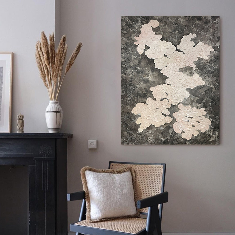 3D Paintings Abstract Oil Painting Wall Art Home Decor Picture Modern  Hand Painted Oil,31inx47in,No Frame