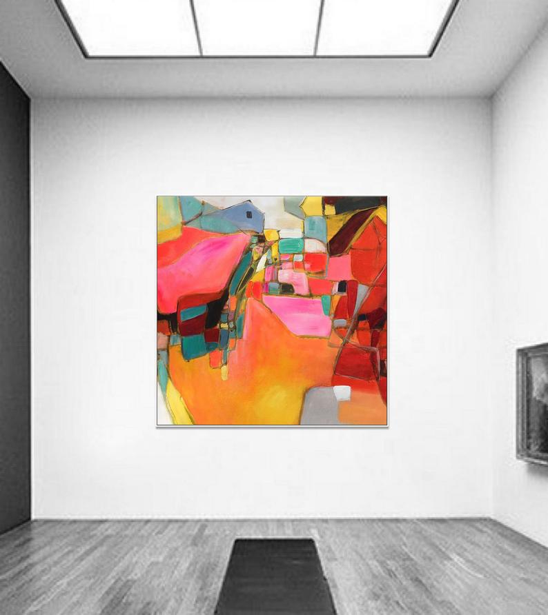 Oil Painting Abstract Painting Abstract Contemporary Painting Large Canvas Painting Abstract Canvas Painting Abstract Art31in,No Frame
