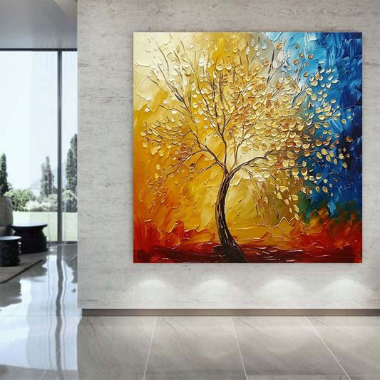 Abstract Handmade Oil Painting Modern Minimalist Home Living Room Decoration Painting,31inx31in,No Frame