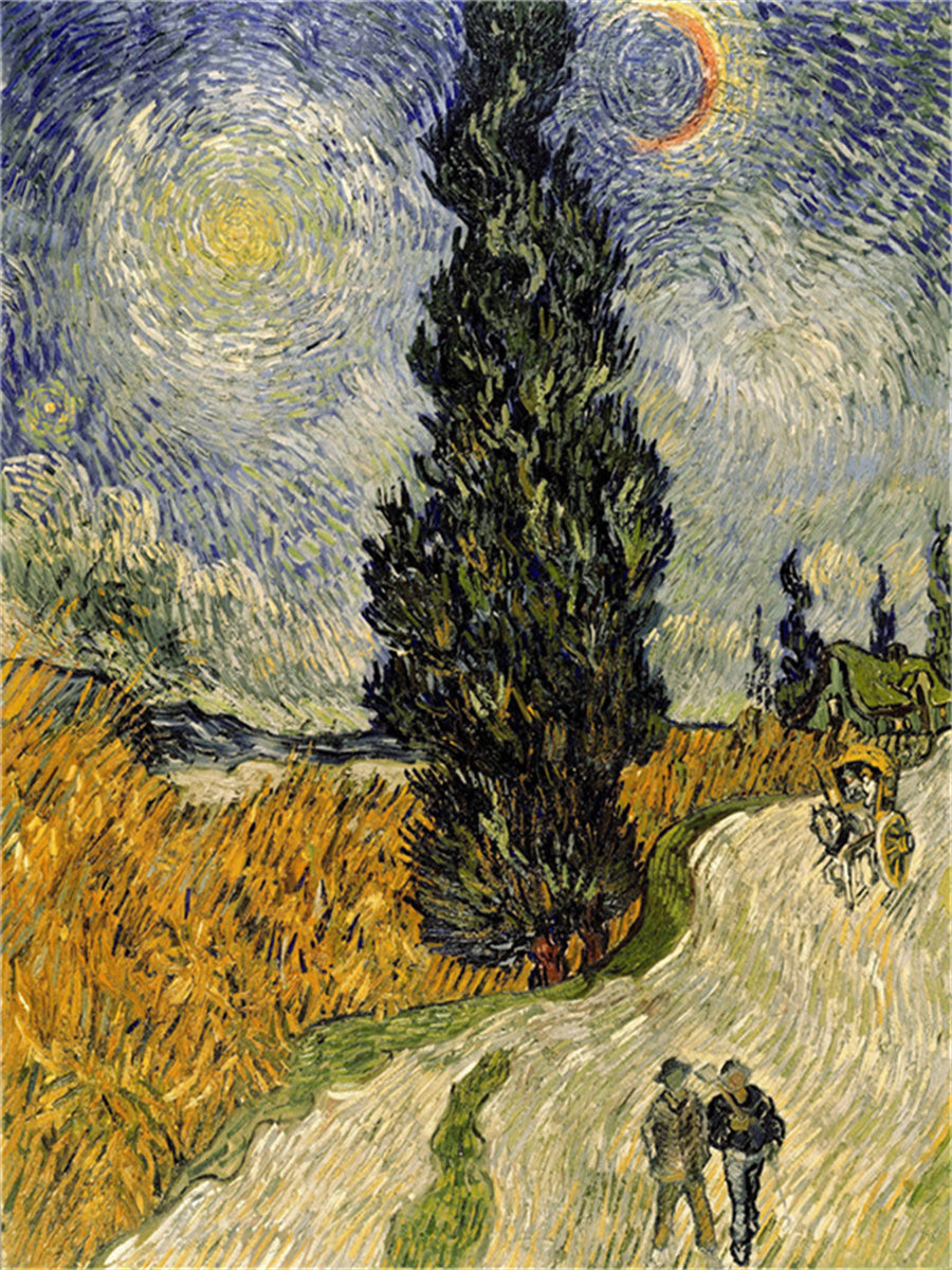 Vincent Willem van Gogh Hand painted Oil Painting Canvas Wall Art For Home Living Room #208