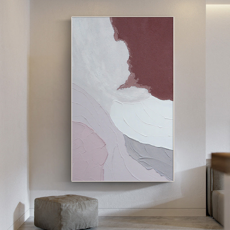 Newest Abstract Geometric Canvas Oil Painting Picture  Hand painted Abstract Wall Decoration Art Unframed Paintings,27inx54in,No Frame