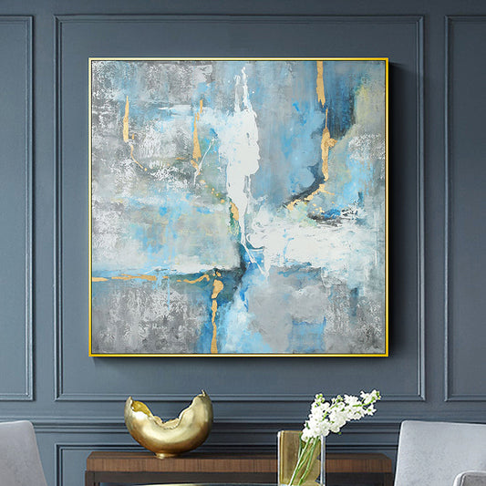HandpaintedOilPaintingDecorativePaintingModernAbstractPaintingsLivingRoomDiningRoomEntranceMuralPainting  31in,No Frame