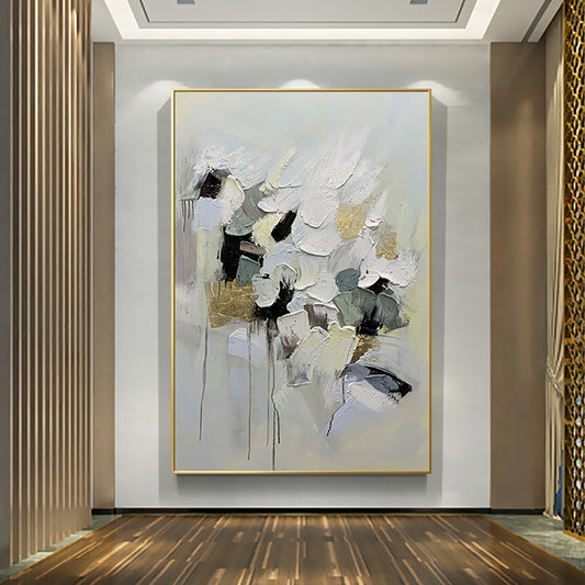 Large Size Modern Abstract Painting Hand Painted Thick Oil Painting Wall Art On Canvas Painting Handmade,31inx47in,No Frame