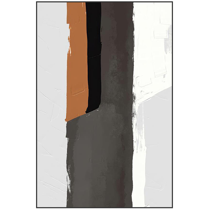 Hand Painted Abstract Painting Wall Art Canvas Painting Modern Art Minimalist Painting Home Decor Grey White Textured Painting27inx54in,No Frame