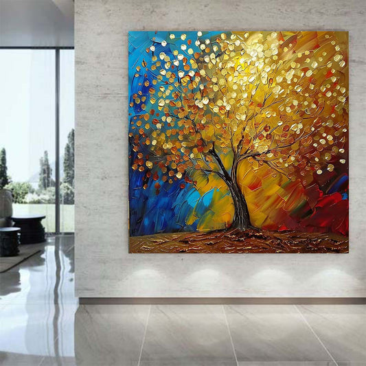 Abstract Handmade Oil Painting Modern Minimalist Home Living Room Decoration Painting,31inx31in,No Frame