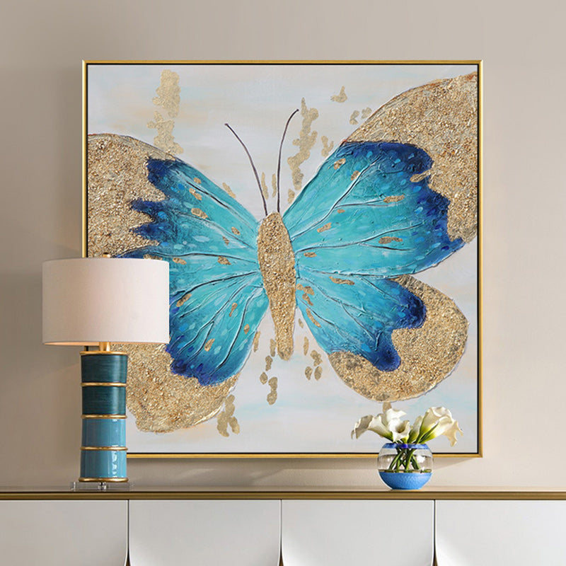 LightLuxuryLivingRoomRestaurantEntrancehandpaintedOilPaintingAbstractDecorativeWall   31in,No Frame