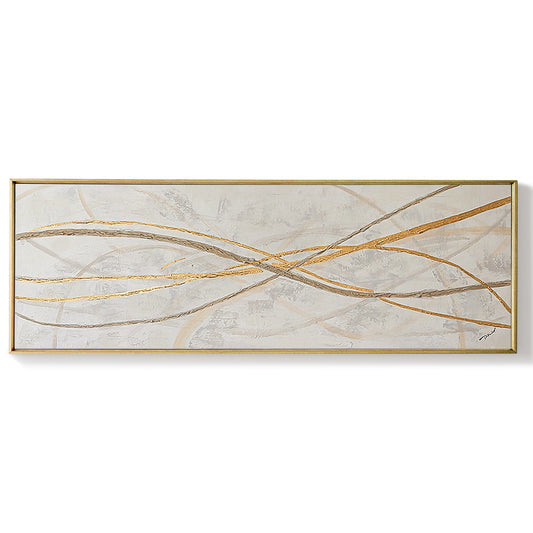 Hand-painted Oil Painting Abstract Modern Decorative Painting The Living Room Wall Paintings Sharp Single Joint27inx54in,No Frame