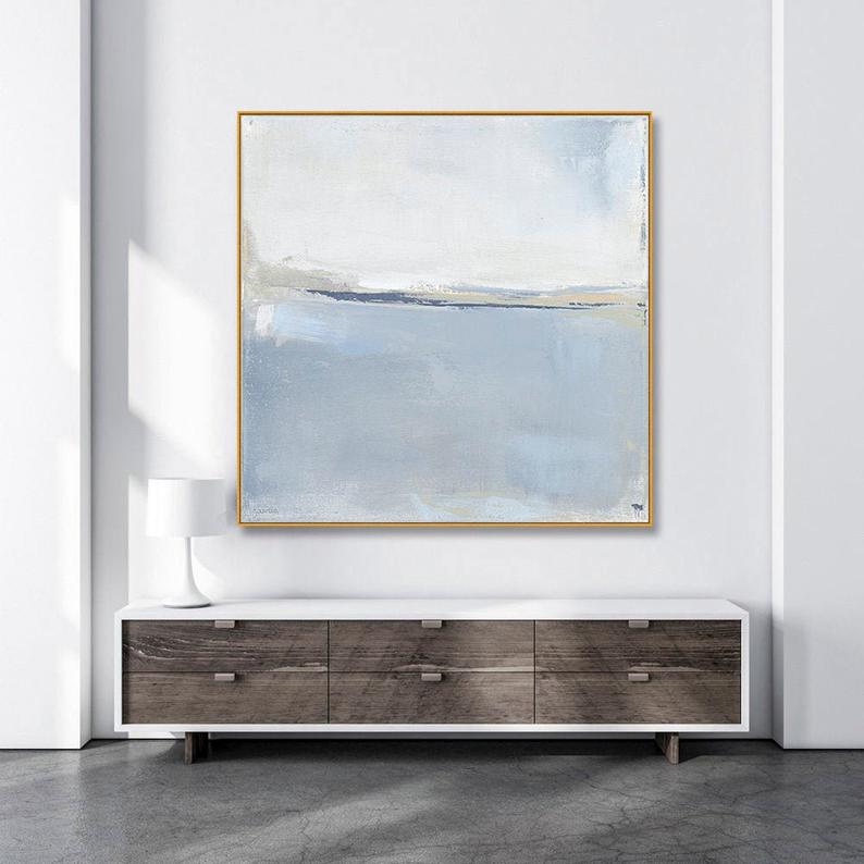 Large Abstract Landscape Painting Wall Art Wall Painting On Canvas Painting Large Artwork Home Decoration Accessories Modern Art31in,No Frame