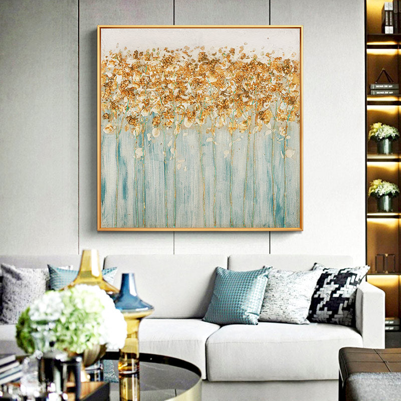 Hand-painted Oil Wall Art Paintings Modern Minimalist American Luxury Atmosphere Light Decorative Painting The Living Room Entra31in,No Frame