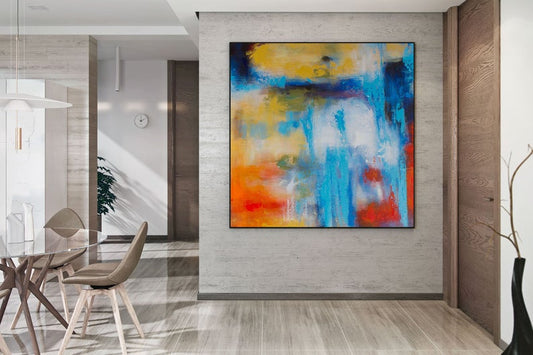 Original Abstract Paintings On Canvas Large Artwork Textured Paintintings Comtemporary Art Modern Art Oil Acrylic Paintings31in,No Frame