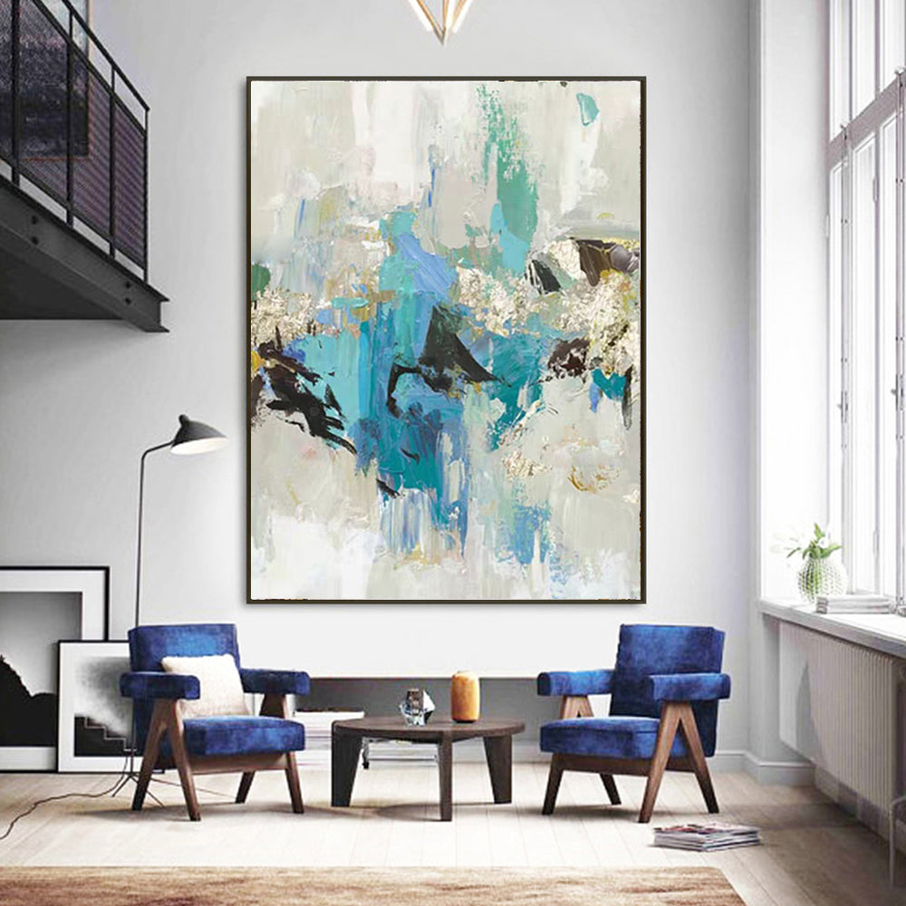 #1200Handmade Paintings Wall Art Oil Painting Black And White Abstract Picture Home Decor Canvas Painting Living