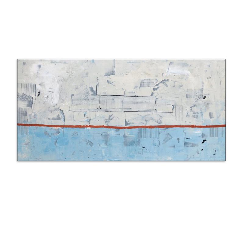 Extra Large Abstract Painting Original Painting On Canvas Large Canvas Art Acrylic Landscape Abstract Painting Abstract Wall Art27inx54in,No Frame