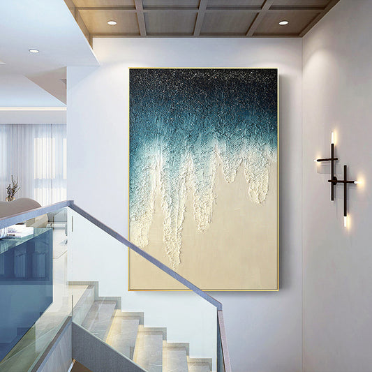 Handmade Abstract Oil Painting On Canvas In Living Room Modern Wall Art Home Decorative Painting cuadros ,31inx47in,No Frame