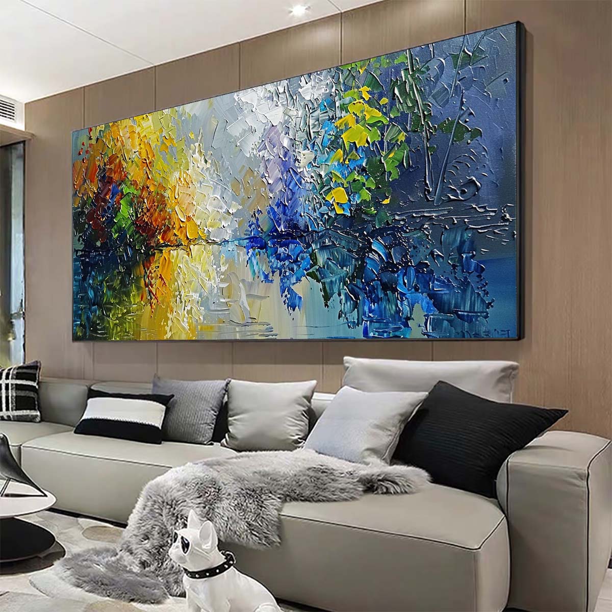 Original creation Landscape Hand painted Oil Painting Canvas Wall Art For Home Living Room Unframed/Rolled #033