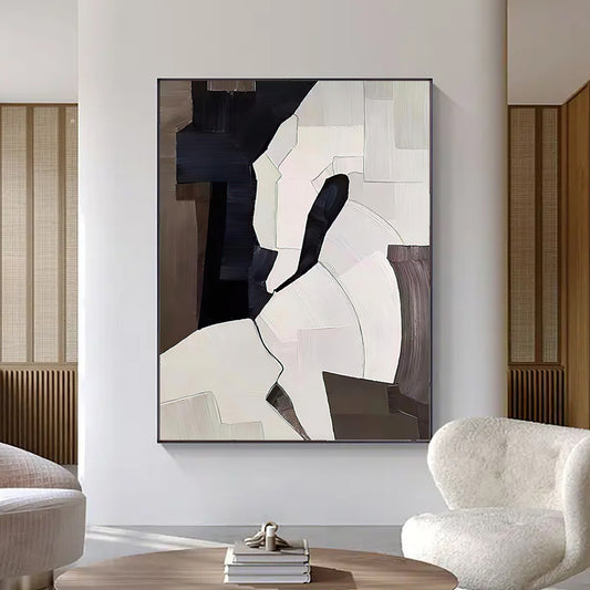 #840 Abstract 3D Pictures Home Decoration Wall Art Hand Painted Oil Painting On Canvas Handmade Paintings,31inx47in,No Frame