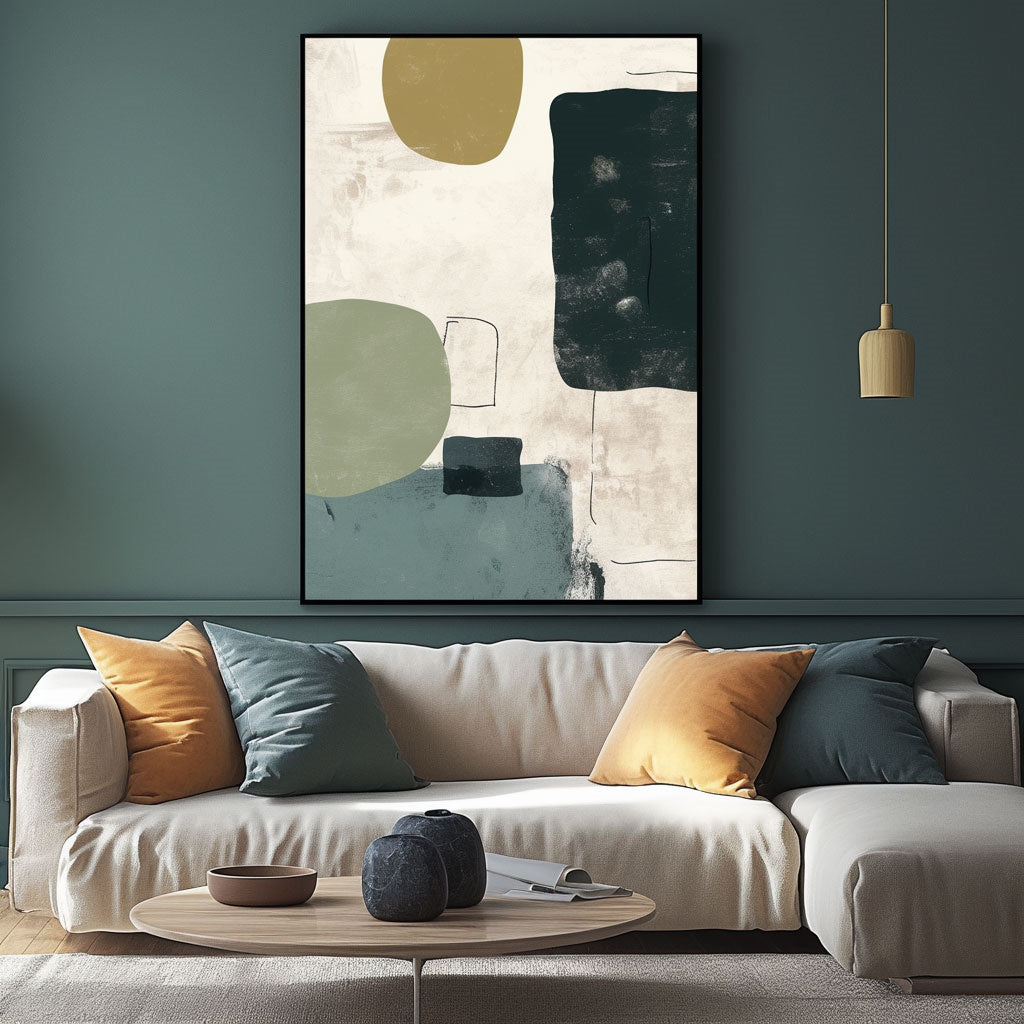 New Home Decor Paintings Abstract Hand Painted Oil Painting Modern Canvas Picture Gray Texture Wall Art Oil Painting for Home Living Room,31inx47in,No Frame
