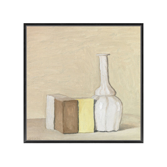 StillLifeAbstractOilPaintingWhiteVaseWallArtMinimalistArtWallPaintingFamousPaintingHome   31in,No Frame