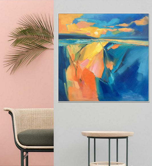 AbstractOilPaintingCanvasArtLargeOilPaintingOriginalArtAbstractArtModernArtContemporaryPainting  31in,No Frame