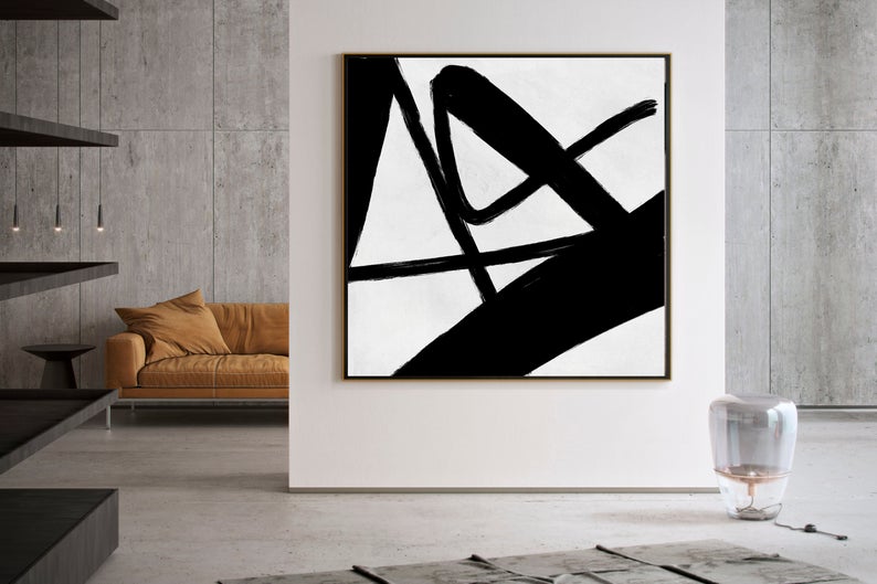 Handmade Acrylic Painting Extra Large Wall Art Abstract Art On Canvas Home Decor Bathroom Wall Art Modern Art Square31in,No Frame