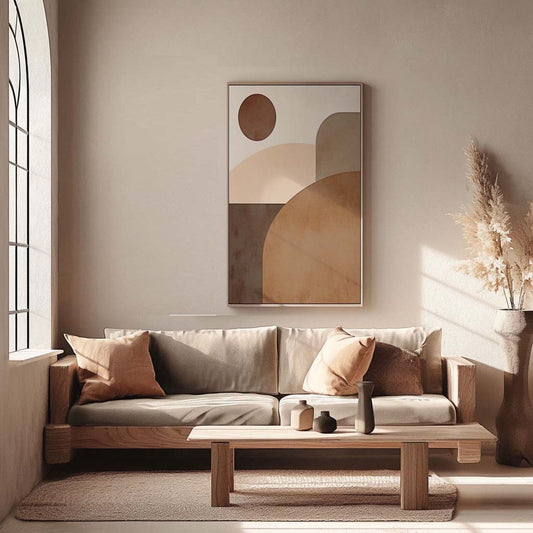 Handpainted Abstract Wall Art Painting Decorative Painting Aisle Corridor Mural Mooring Hanging Painting grey 31inx47in,No Frame