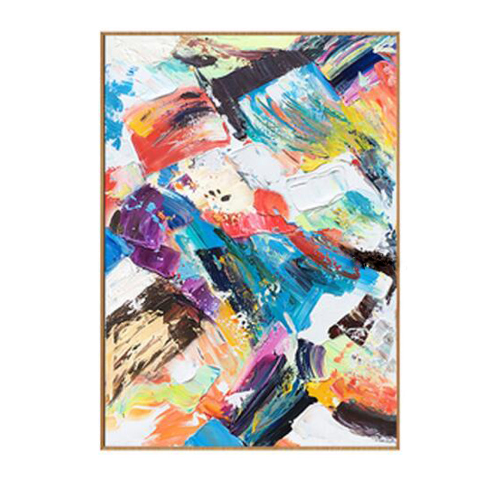 Home Decor Hand Painted Modern Canvas Painting Thick Oil Painting On Canvas Abstract Wall Art Pictures For Home Living Room,31inx47in,No Frame