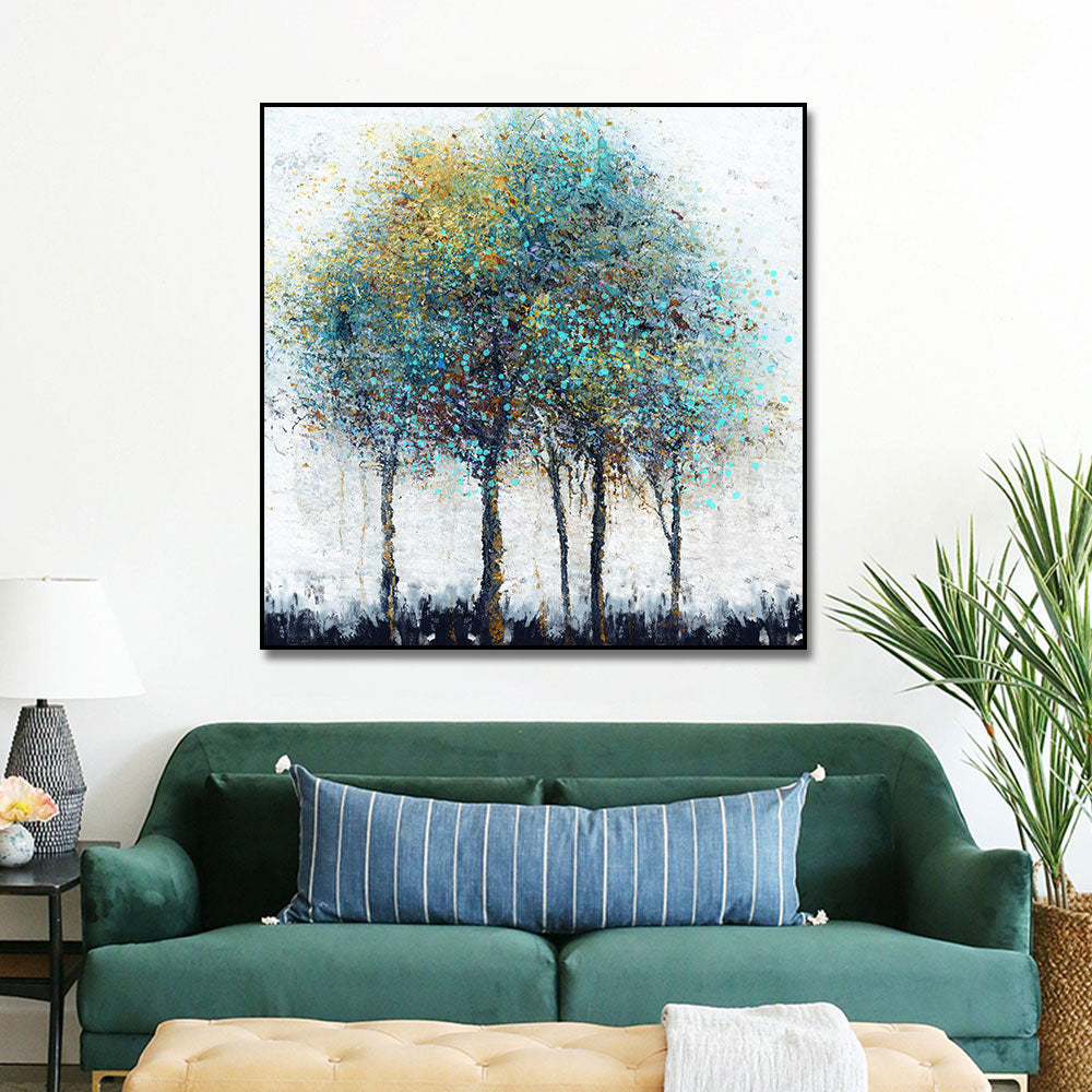 Colorful Tree Wall Art Pictures Abstract Landscape Paintings On Canvas  Hand Painted Oil Painting For