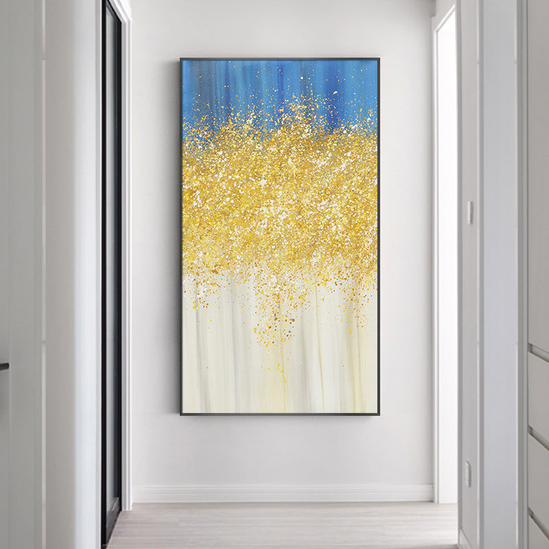 Nordic American Abstract Painting hand-painted Decorative Painting Modern Scandinavian Living Room Entrance Hallway Light LuxuryNordic American Abstract Painting hand-painted Decorative Painting Modern Scandinavian Living Room Entra27inx54in,No Frame