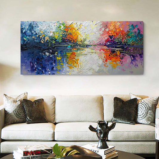 Original creation Landscape Hand painted Oil Painting Canvas Wall Art For Home Living Room Unframed/Rolled #045