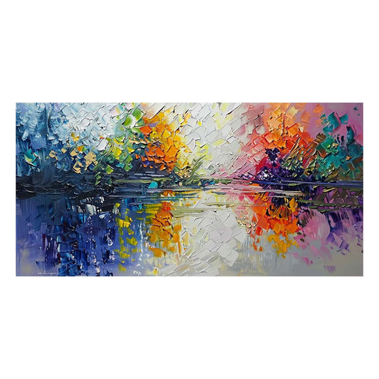 Original creation Landscape Hand painted Oil Painting Canvas Wall Art For Home Living Room Unframed/Rolled #045