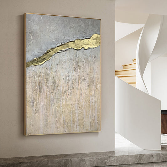Handmade Abstract Fashion Wall Art Colorful Art Oil Painting on Canvas For Wall Pictures for Living,31inx47in,No Frame