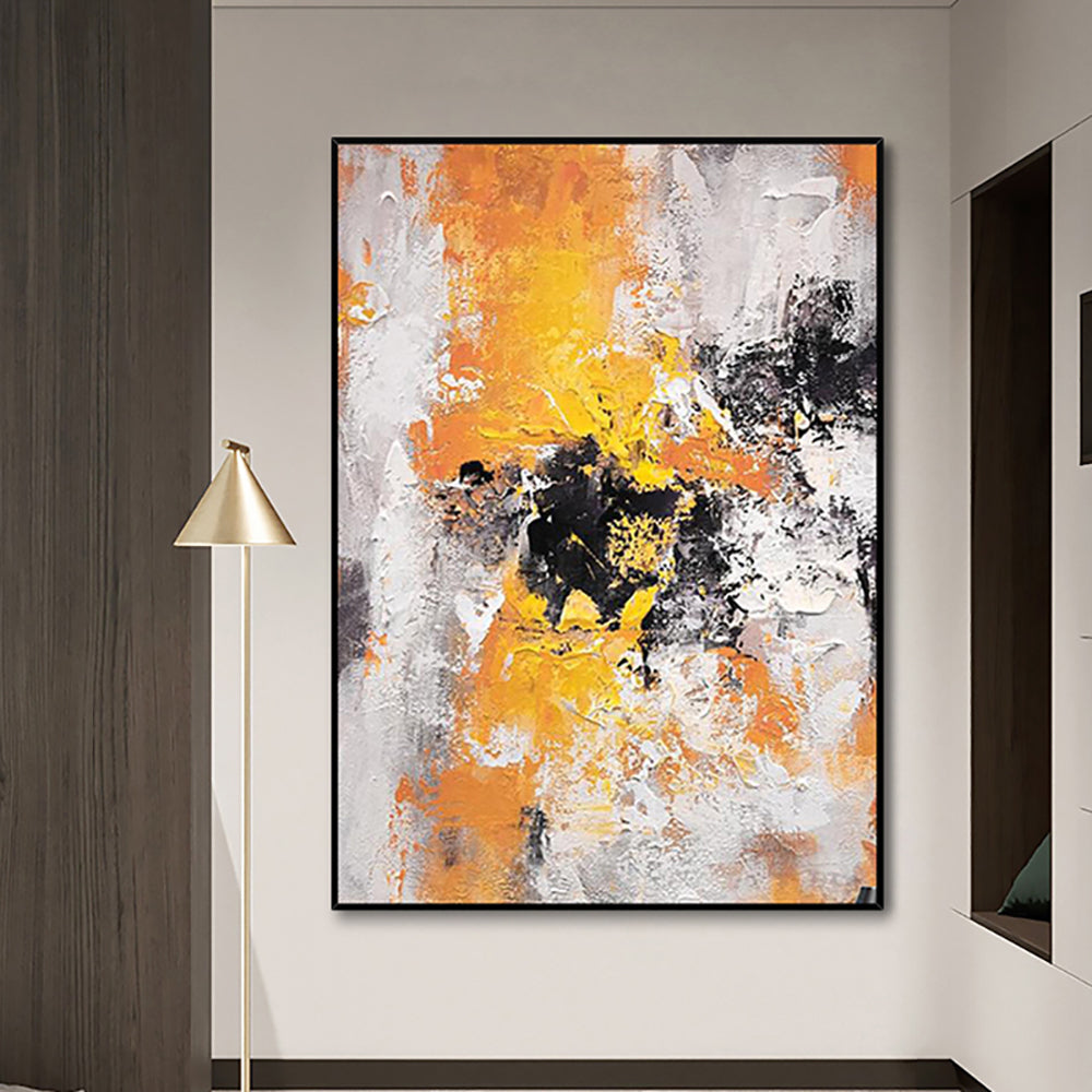 Modern Abstract Oil Painting On Canvas Wall Art Large Size Paintings Living Room Decoration Heavy Texture,31inx47in,No Frame