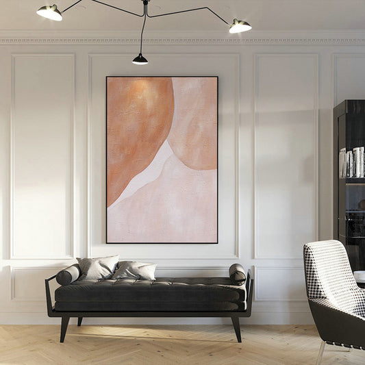 Latest Cheap Textured Abstract Geometry Design  Hand painted Modern Wall Decoration Oil Painting Wall Art,31inx47in,No Frame