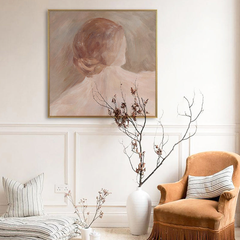 Home Decor Painting Canvas Handmade Art Of hand-painted Oil Painting The Living Room Modern Nordic Light Luxury Custom Paintings31in,No Frame