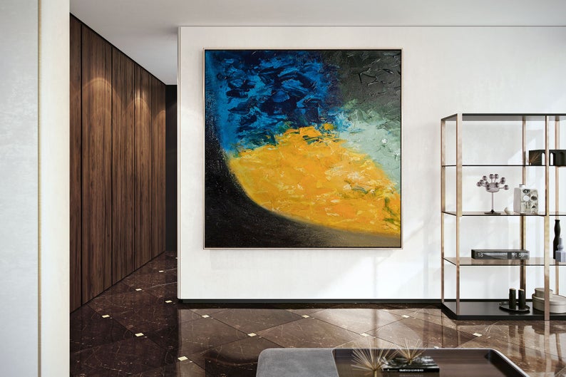LargeModernWallArtPaintingLargeAbstractPaintingPaintingWallArtLargeWallArtExtraLarge   31in,No Frame