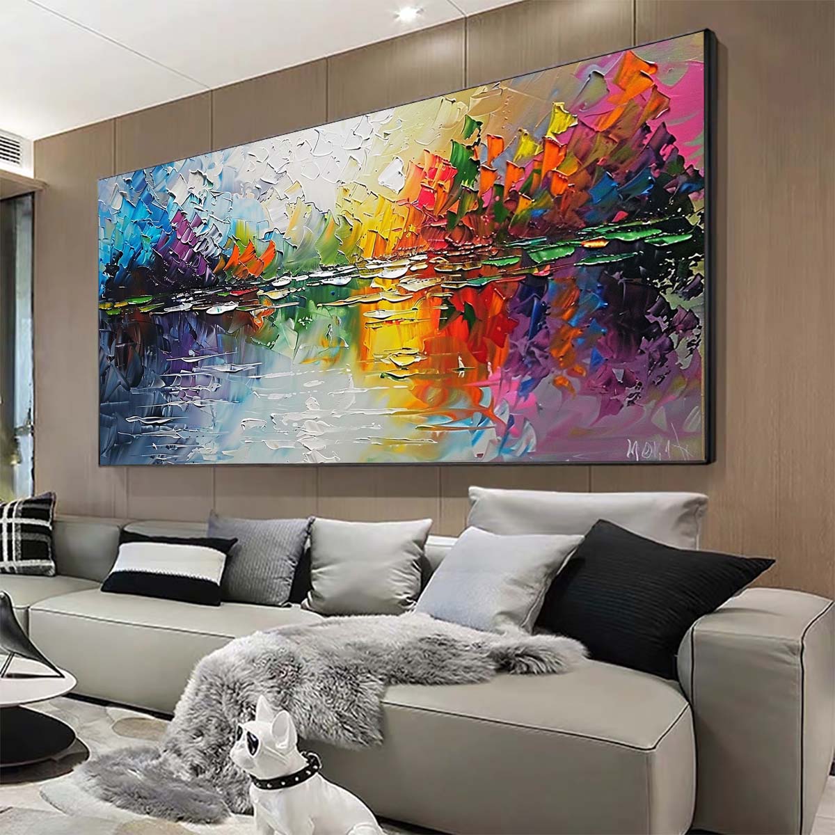 Original creation Landscape Hand painted Oil Painting Canvas Wall Art For Home Living Room Unframed/Rolled #037