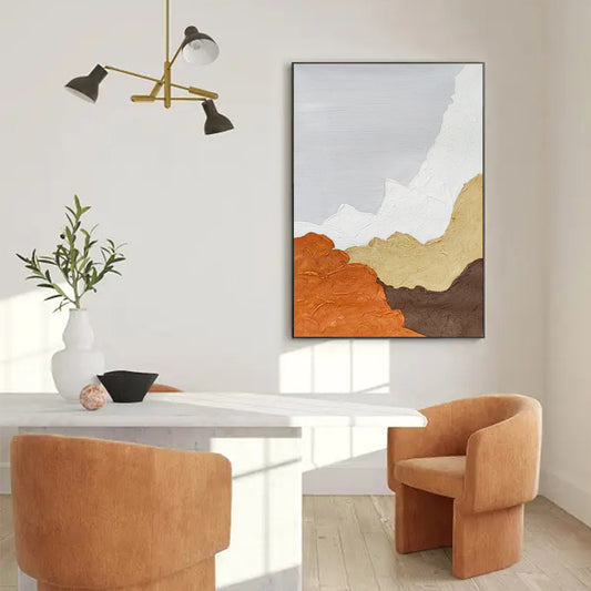 3D Oil Painting Handmade Abstract On Canvas Frameless Acrylic Wall Pictures Hand Painted Art New,31inx47in,No Frame
