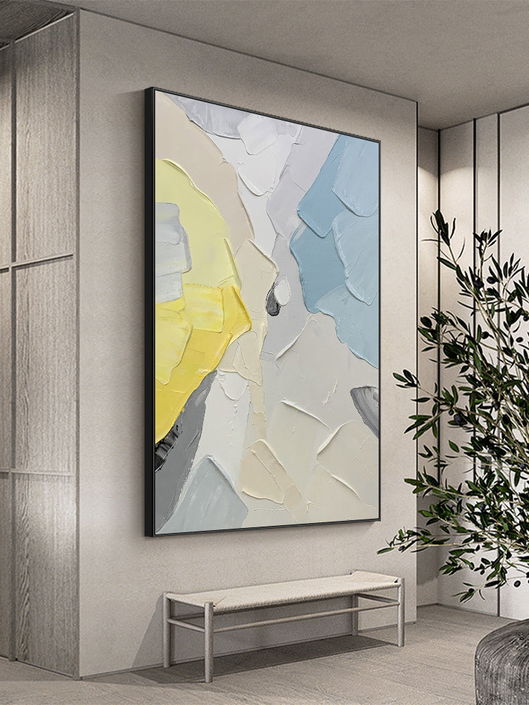 Abstract 3D Thick Wall Art Handmade Oil Painting Canvas Abstract Painting Wall Picture Art Wall Artwork For Living Room,31inx47in,No Frame