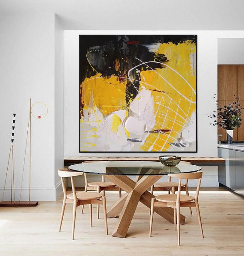ModernAbstractPaintingLargeCanvasWallArtLargeAcrylicPaintingTexturedWallArtCanvasMinimalistWall   31in,No Frame