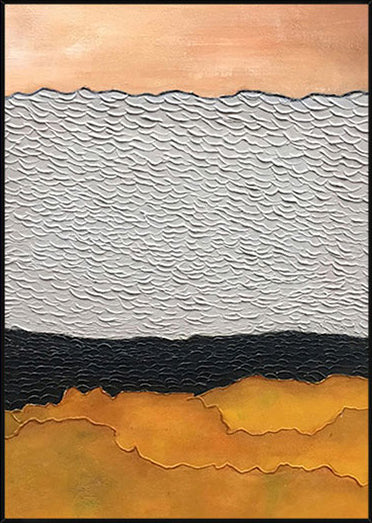 Handmade Beautiful Painting Artistic Abstract Paintings Handpainted Oil Painting On Canvas Large Modern Coffeehouse Decoration Unframed,31inx47in,No Frame