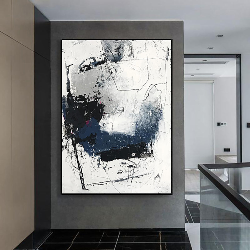 Handpainted Abstract Oil Paintings On Canvas Modern Home Decor Wall Art Pictures Living Room Decorativre Oil Painting Wall Art For Home Living Room,31inx47in,No Frame