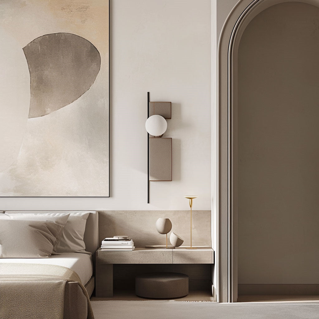 Minimalism Abstract Handmade Oil Painting Modern Home Living Room Decoration Painting,27inx54in,No Frame