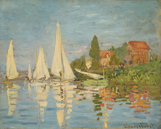 Oscar-Claude Monet Hand painted Oil Painting Canvas Wall Art For Home Living Room #070