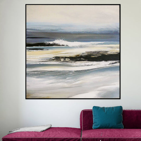 Large Painting On Canvas Abstract Canvas Wall Art Contemporary Abstract Painting Abstract Canvas Painting Living Room Wall Art31in,No Frame