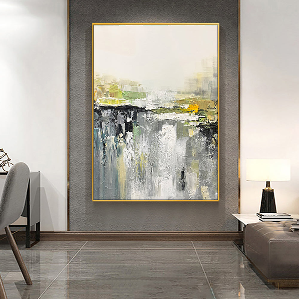 Abstract Wall Paintings  Hand Painted Art Landscape Oil Painting On Canvas Handmade Living Room Decoration,31inx47in,No Frame