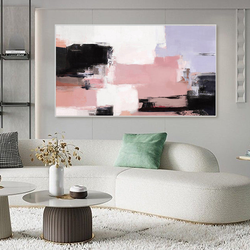 Hand painted Canvas Murals Living Room at Home Wall Decor Canvas Painting Abstract Art Deco,27inx54in,No Frame