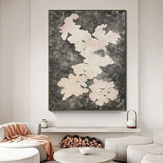 3D Paintings Abstract Oil Painting Wall Art Home Decor Picture Modern  Hand Painted Oil,31inx47in,No Frame