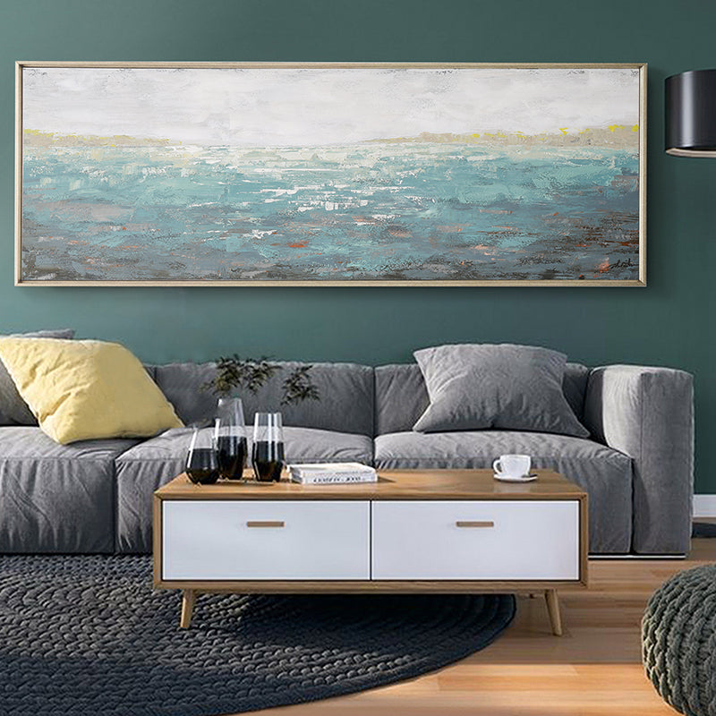 Original hand-painted Oil Painting Decorative Painting Custom Living Room Bedroom Sofa Decorative Painting Abstract Oil Painting27inx54in,No Frame